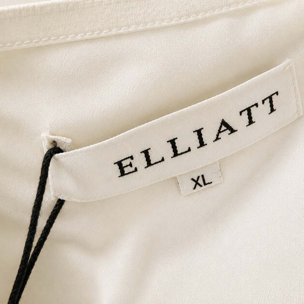 Elliatt Espousal Ivory Satin Off Shoulder Bow Mini Dress Bridal Wedding XL NWT - Picture 4 of 6